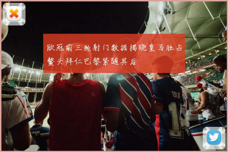欧冠前三轮射门数据揭晓皇马独占鳌头拜仁巴黎紧随其后